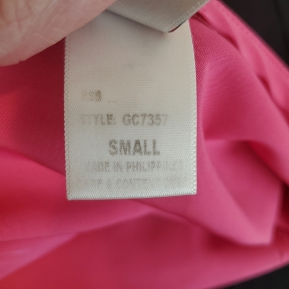 Natori Cruz Slip Dress Womens Small Pink V-neck Midi Length Adjustable Straps - Picture 5 of 10